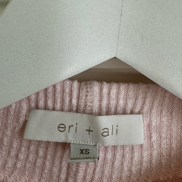 Pink Ribbed Sweater - Picture 3 of 3